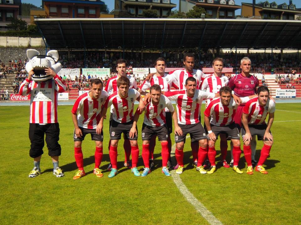 Laudio 2012-13. Partido de vuelta de la final por el ascenso a 2ªB ante el Mar Menor.