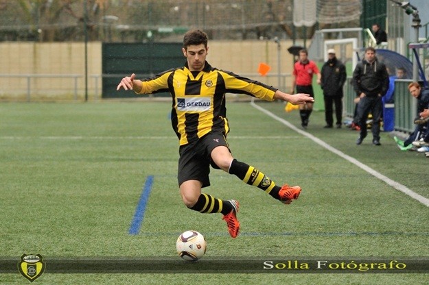 Alex Graña, en su etapa con el Basconia B. Foto: Juan Carlos Solla.