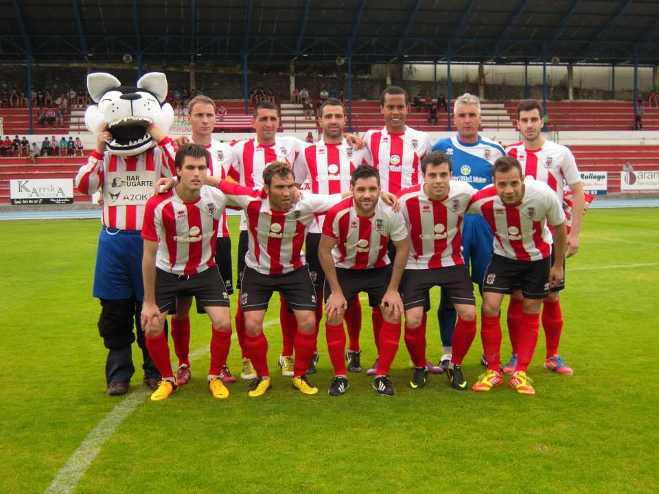 Laudio 2012-13. Partido de vuelta de las semifinales por el ascenso a 2ªB ante el Varea.