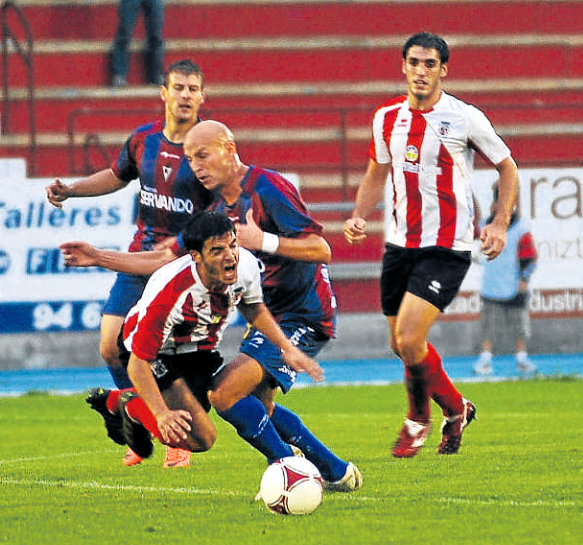 El Laudio cayó ante el Eibar por 0-1 en la 1ª eliminatoria de la pasada Copa del Rey. Foto: Mundo Deportivo.