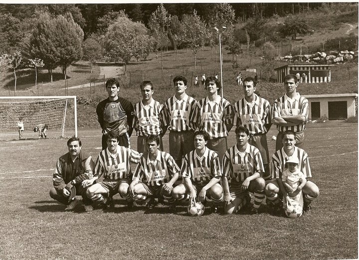 Llodio 1995-96. Partido del ascenso a 3ª División ante el Salvatierra (1-0)