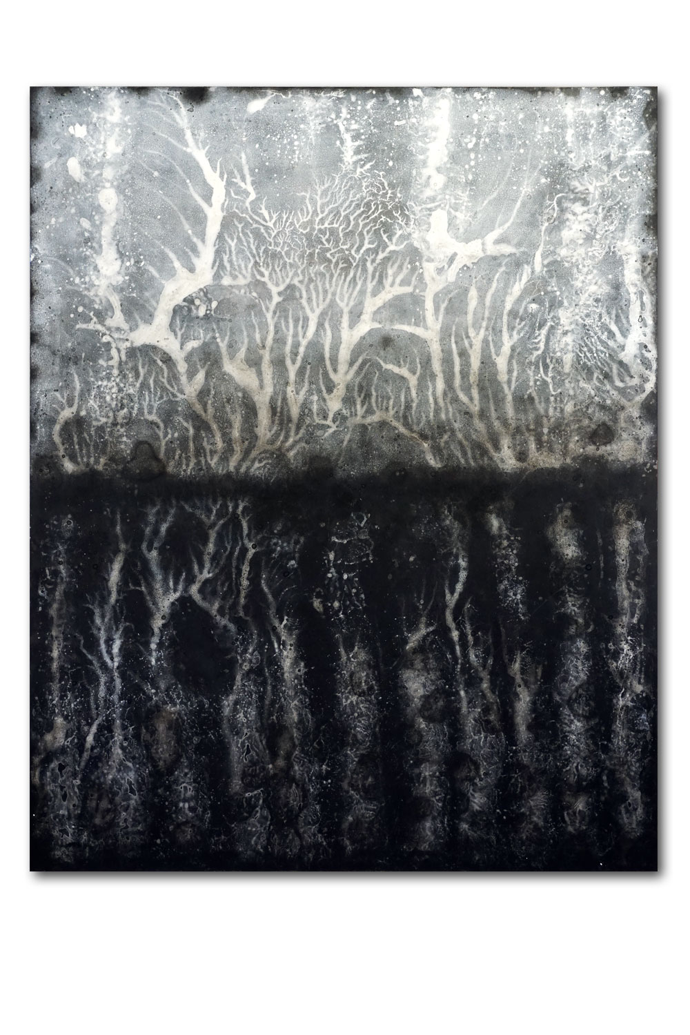 rizzom,       100 x 80 cm,      2017,    acryl auf malplatte,                                norbert wendel