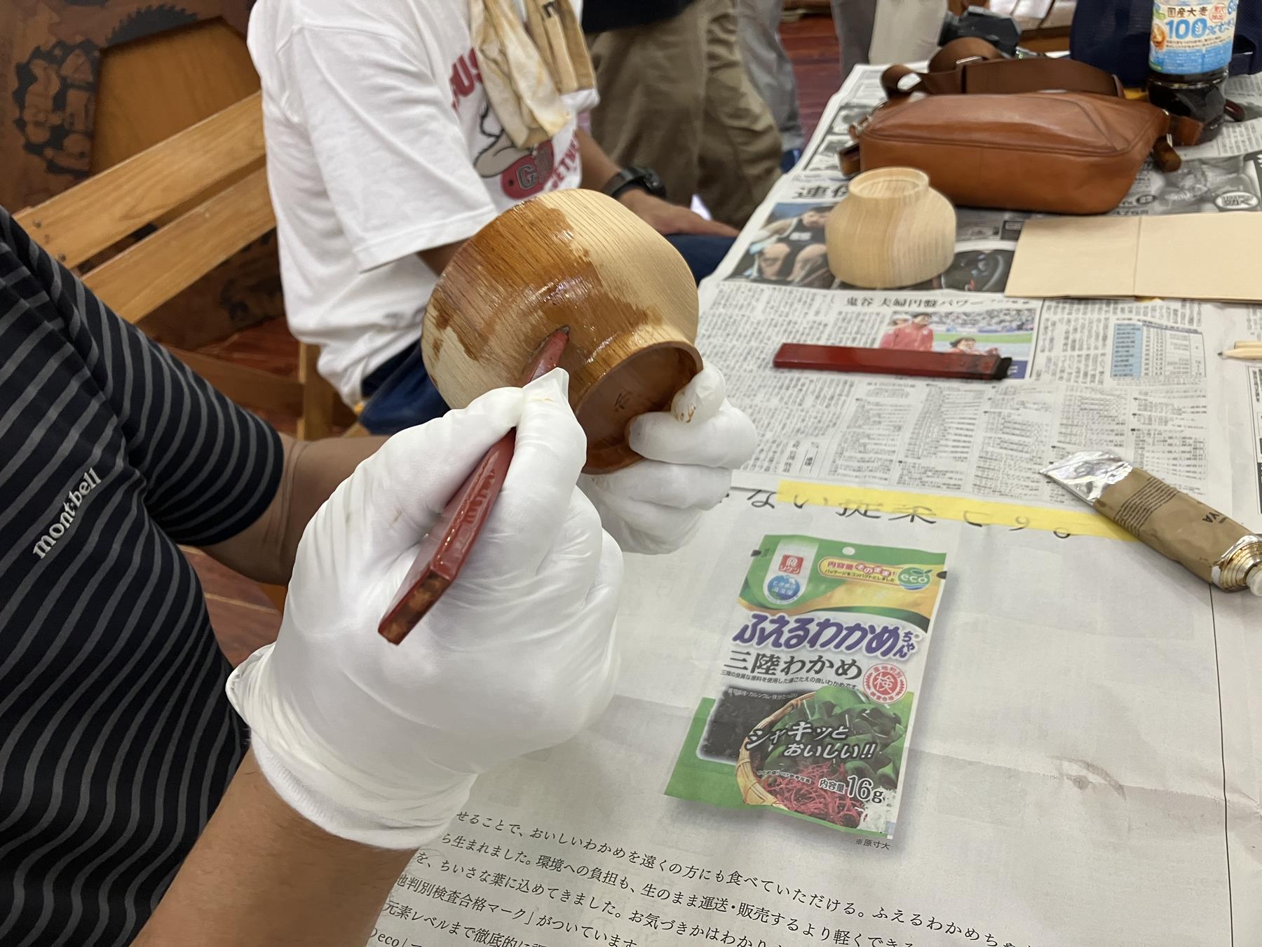 うるしワークショップ　はじめましてのうるし
