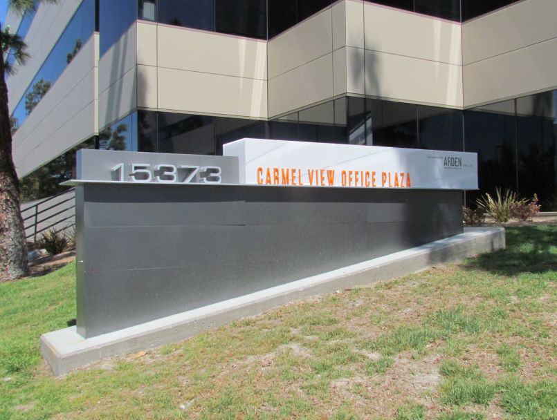 Carmel View Office Plaza Monument Sign by Landmark Signs