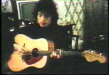 Bob Dylan mit einer Fender King