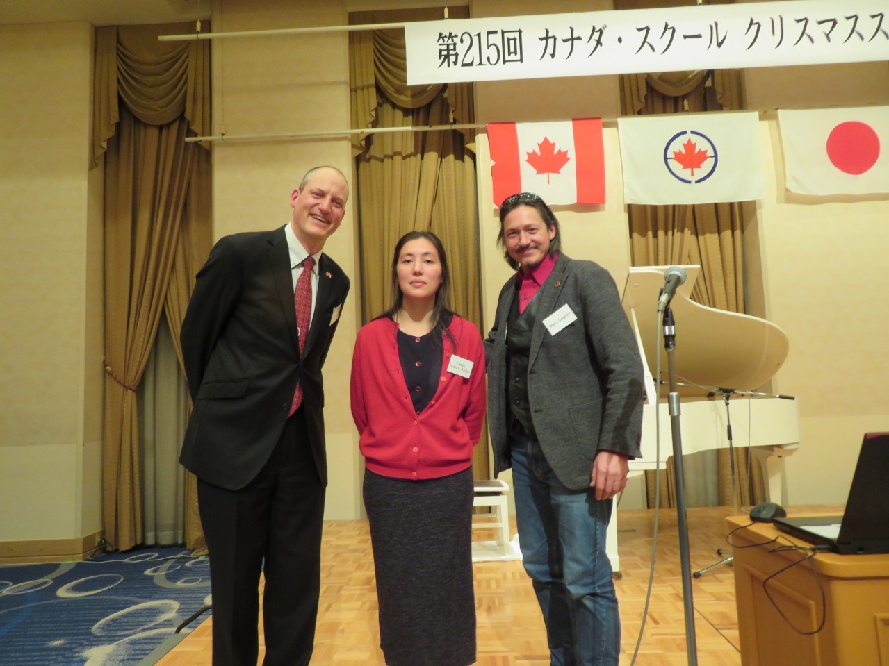 Team Canada at X'mas in Sapporo