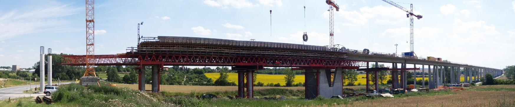 Neubau der Gänsebachtalbrücke, NBS Erfurt-Leipzig/Halle