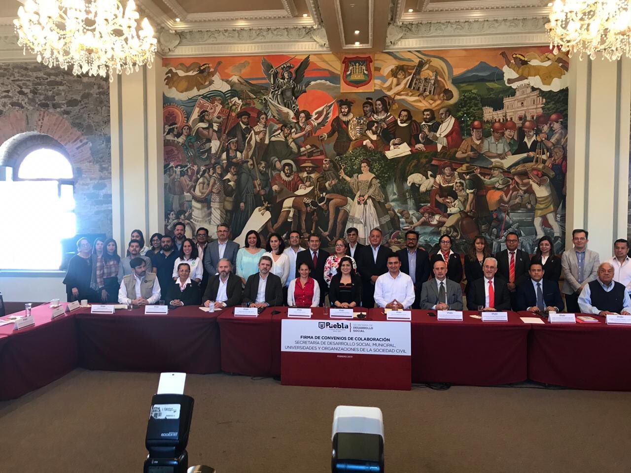 Reunión con Ayuntamiento de Puebla y ONG´s
