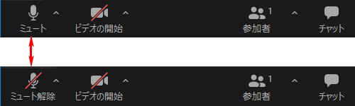 zm03_29:ミュート/ミュート解除の仕方