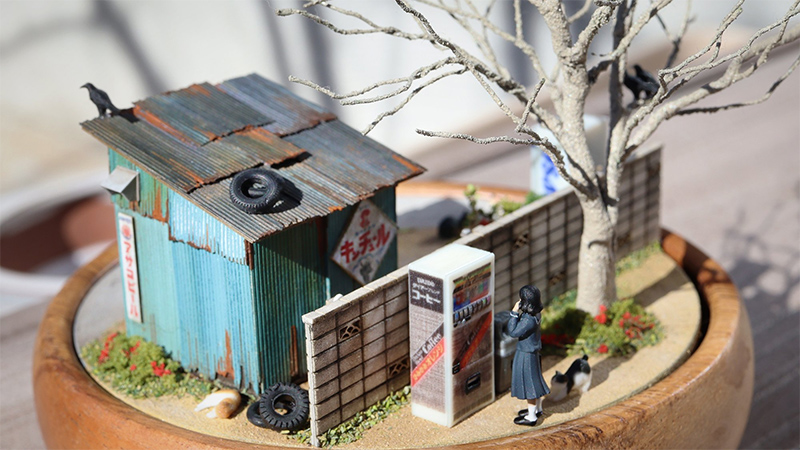 「たばこ屋カウンターB」と「自動販売機CDセット」