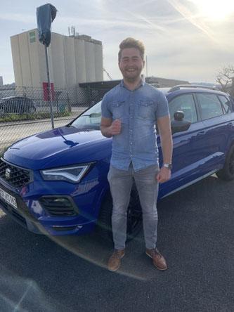 Nico Schmitt, Autoführerschein am 12.04.2022 in Marktheidenfeld