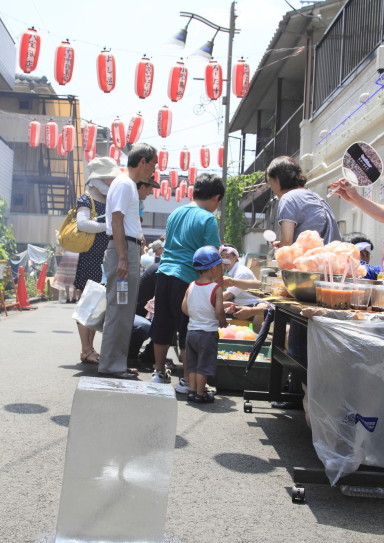 板橋区蓮根　商店街のイベント　ザ縁日