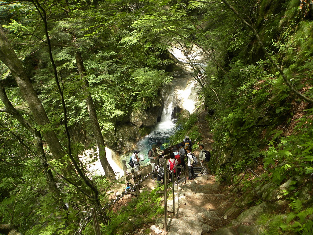 西沢渓谷・三重の滝（7月）