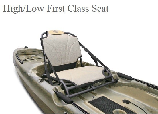 First Class Seat in low position