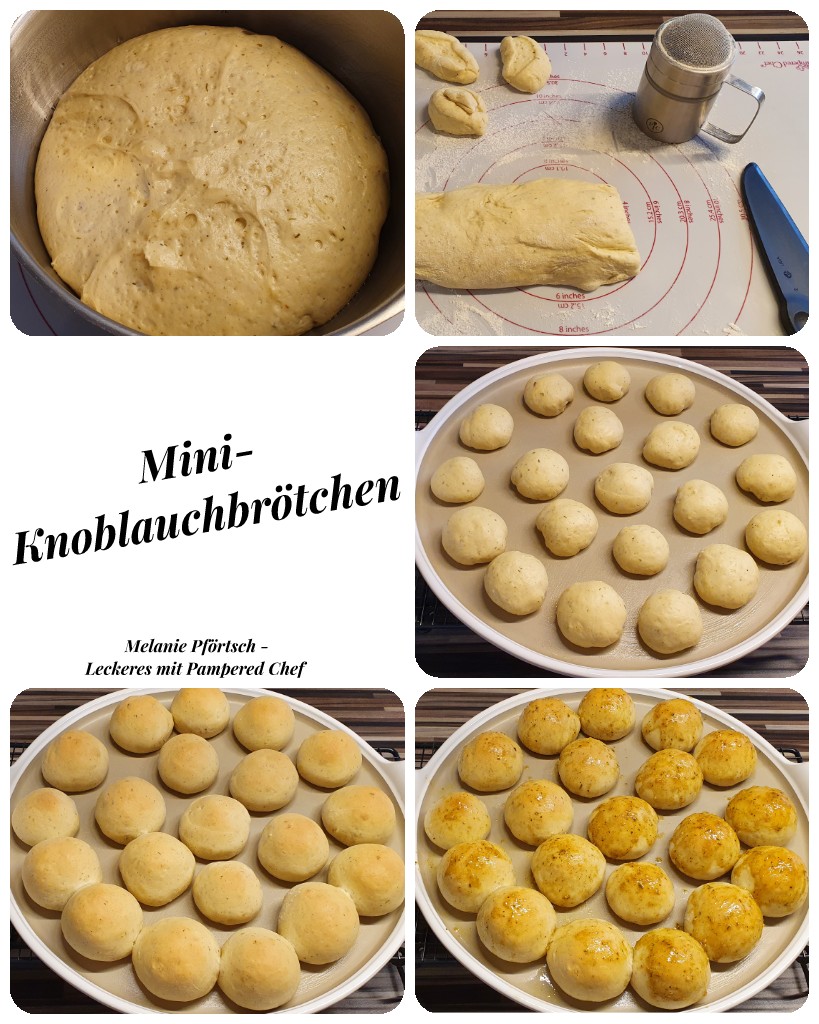 Mini-Knoblauchbrötchen