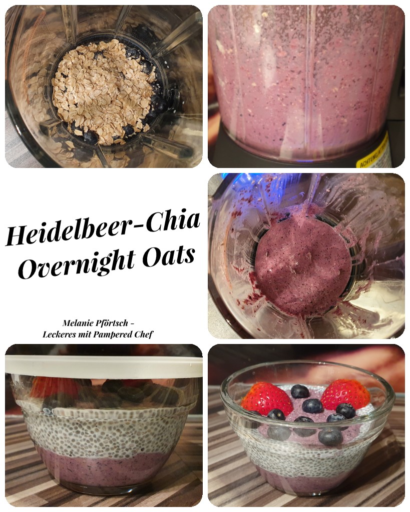 Heidelbeer-Chia Overnight Oats