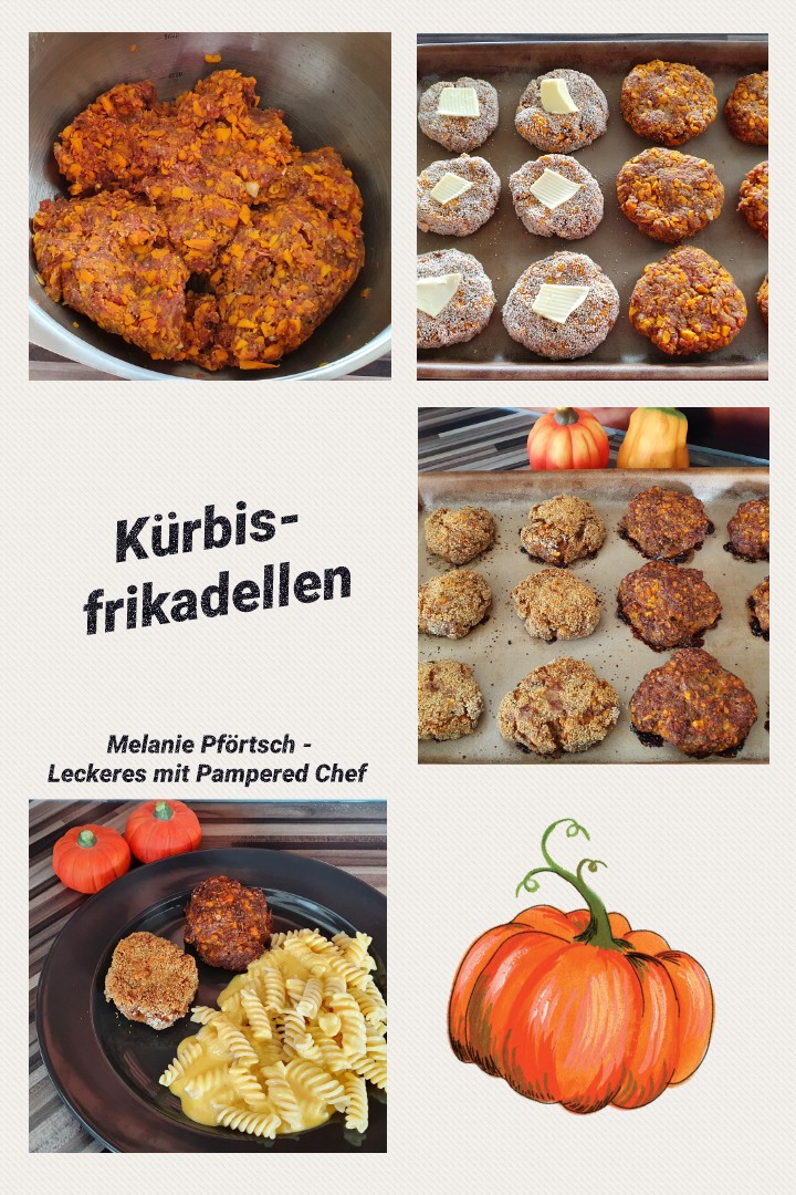 Kürbis-Frikadellen mit Kürbissoße