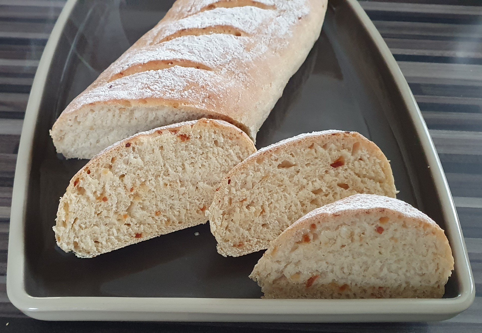 Zwiebelbaguette vom Zauberstein
