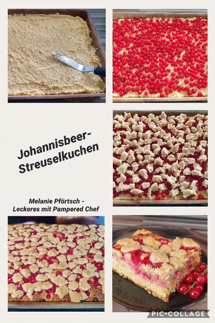 Johannisbeer-Streuselkuchen vom großen Ofenzauberer