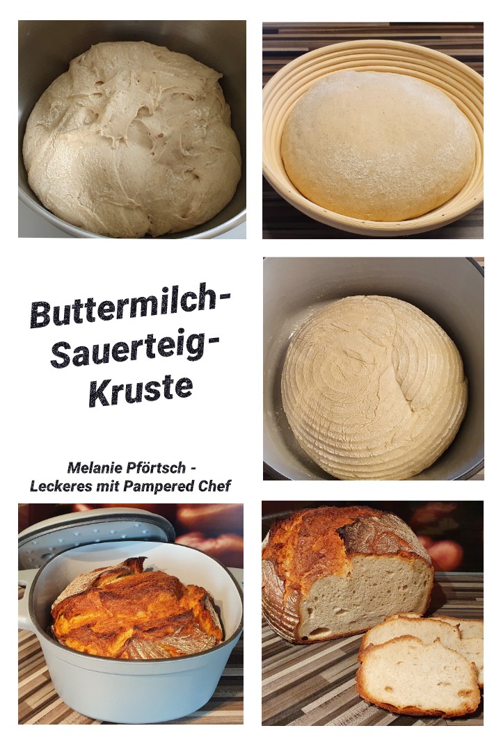 Buttermilch-Sauerteig-Kruste aus dem Gusseisentopf