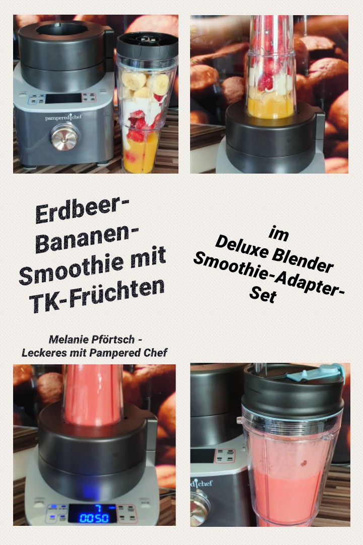 Erdbeer-Bananen-Smoothie mit TK-Früchten