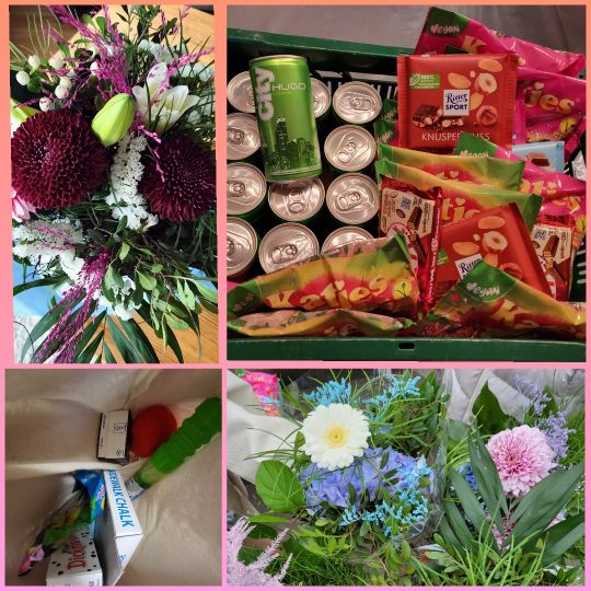 Danke für die vielen, liebevollen, persönlichen Präsente und das Engagemant!