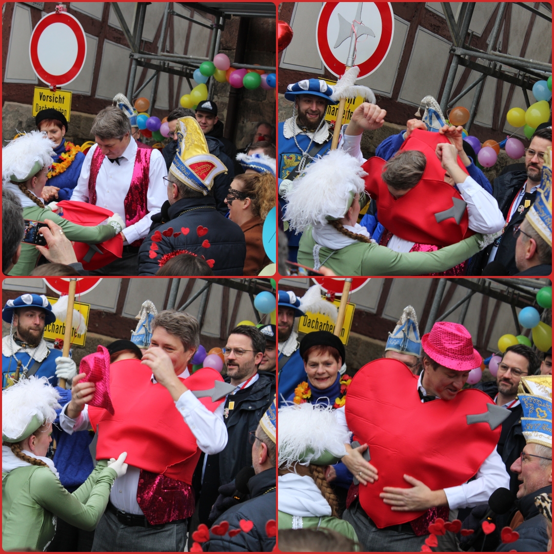 herzige Kostümierung zum Valentinstag: KCV (und BGM) mitten ins Herz
