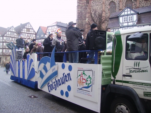 Unterstützung durch die Karnevals Vereinsgemeinschaft Holzhausen nebst Prinzenpaar