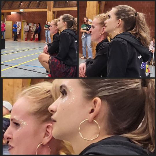 aufmerksam fokussiert von ihren Trainerinnen