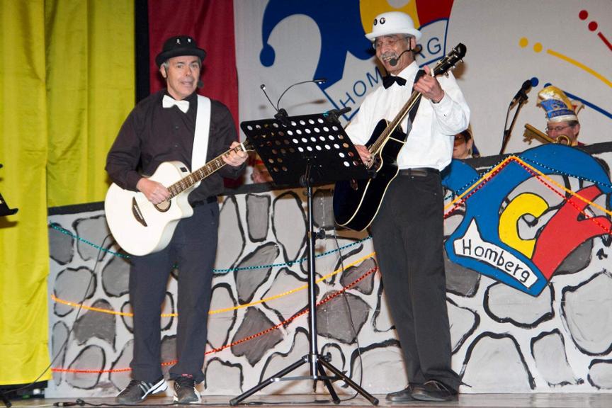 2016:  Gesangsduo "Black & White" Allhard Bischoff und Wilfried Vaupel +