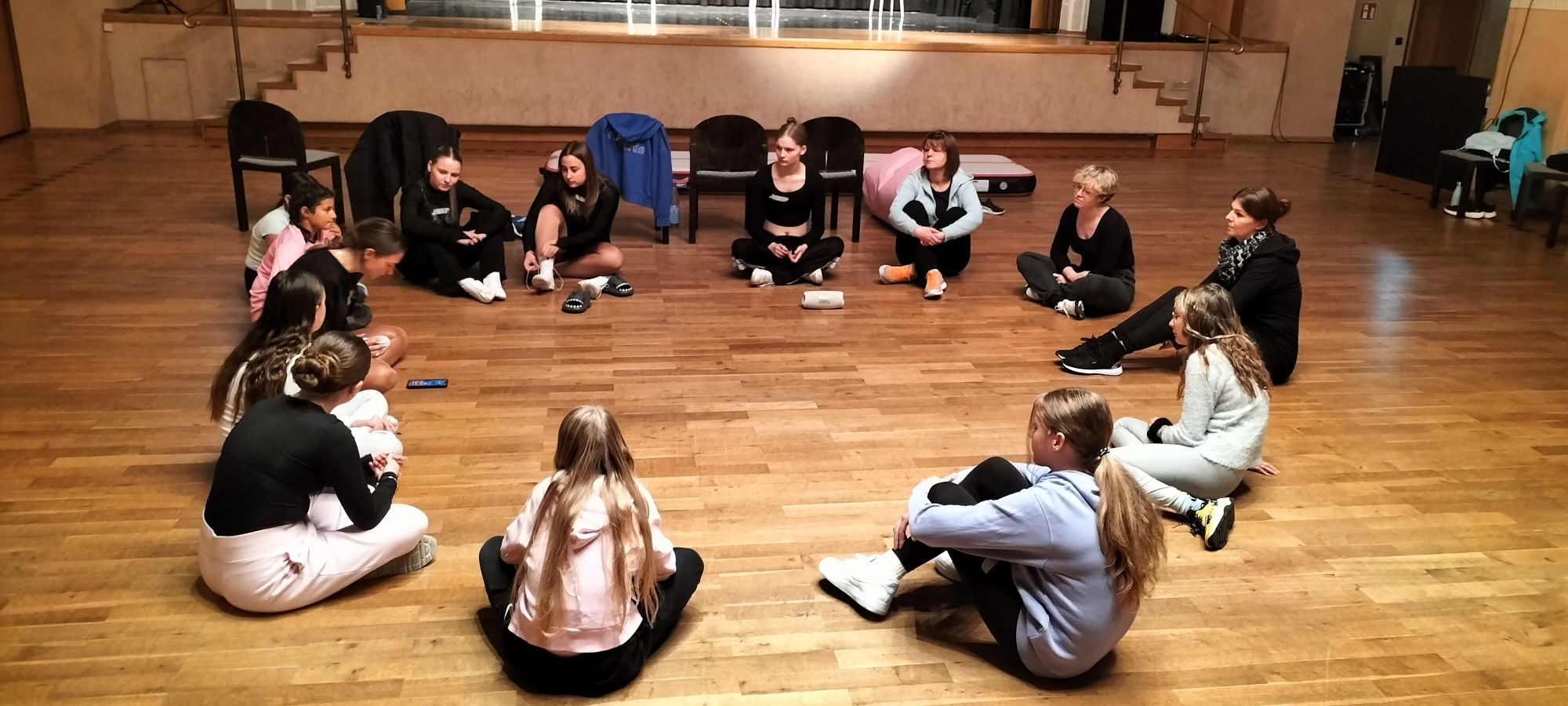 erste Inforunde der Musicalgruppe