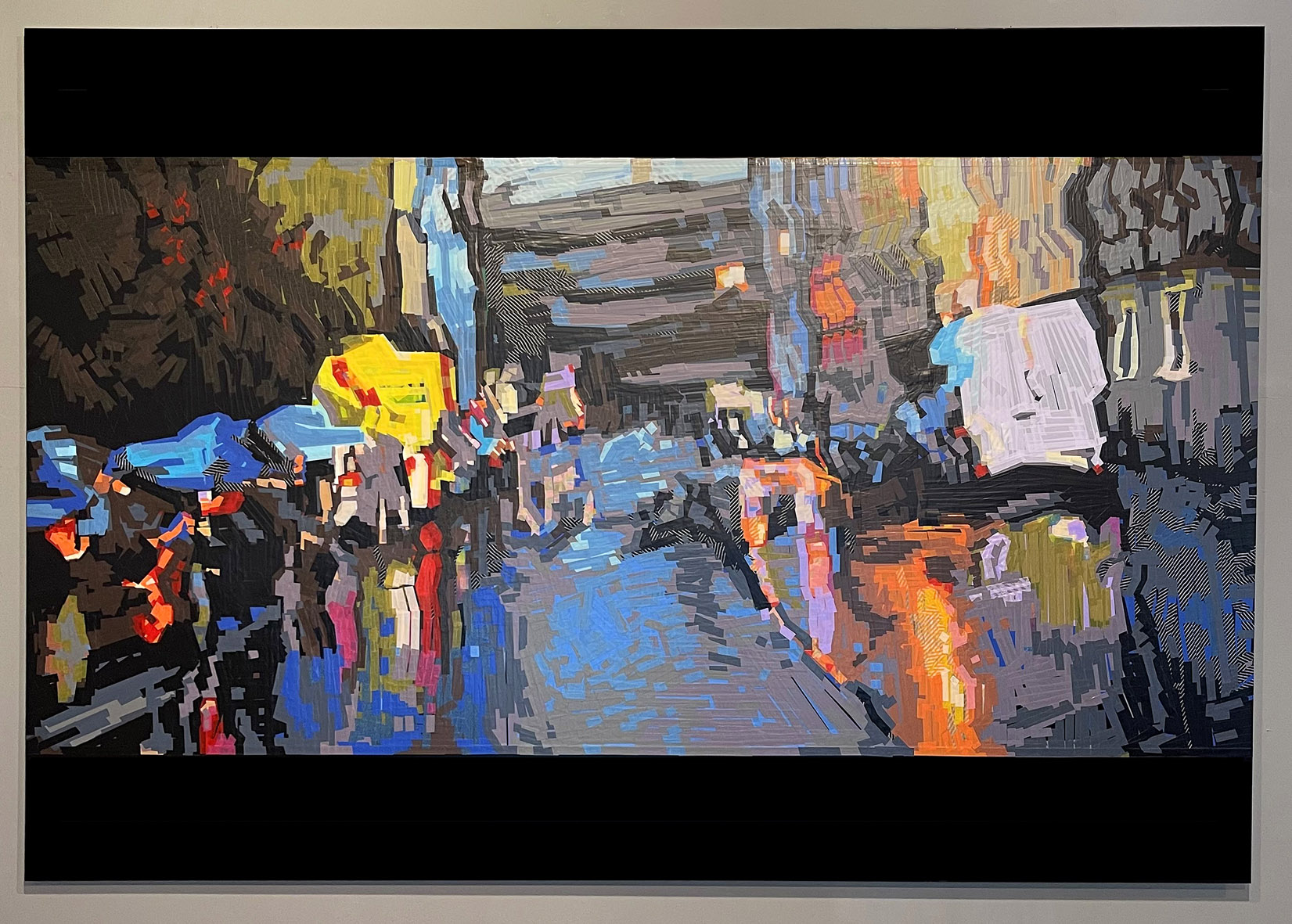 Evi Kupfer // Tape Art Pionierin aus Nürnberg Kunstgalerie raum für zeitgenössische kunst