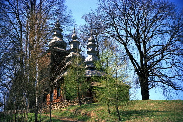 Wojkowa - cerkiew grekokatolicka p.w. św. Kosmy i Damiana. Fot. Cyprian Pawlaczyk