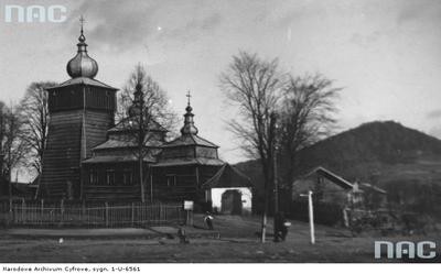 Uście Gorlickie (d. Ruskie) cerkiew greckokatolicka (lata 1918 - 1939)