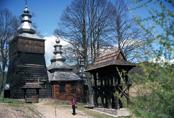 Cerkiew greko - katolicka p.w. św. Kosmy i Damiana w Wojkowej . Fot. Cyprian Pawlaczyk