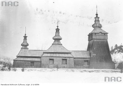 Szczawnik - greckokatolicka cerkiew drewniana (1935 rok)