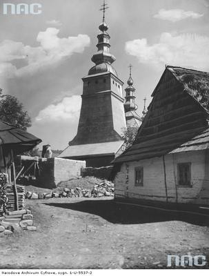 Rychwałd - cerkiew greckokatolicka p.w. Opieki Matki Bożej (lata 1918 - 1936)