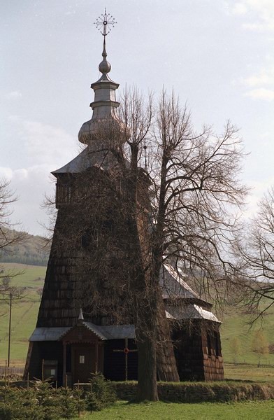 Szczawnik - cerkiew p.w. św. Demetriusza Rycerza i Męczennika z XIX w., grekokatolicka. Fot. Cyprian Pawlaczyk