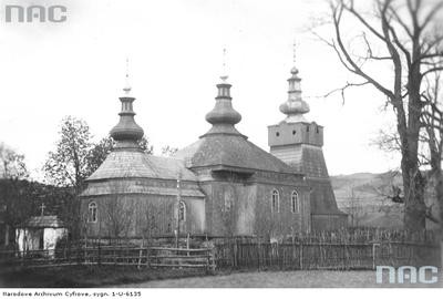 Śnietnica - cerkiew greckokatolicka p.w. św. Demetriusza (lata 1910 - 1939)