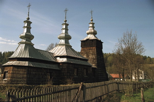 Szczawnik - cerkiew p.w. św. Demetriusza Rycerza i Męczennika z XIX w., obecnie kościół katolicki. Fot. Cyprian Pawlaczyk