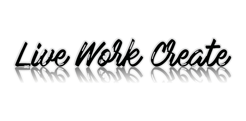 Live Work Create Postkarte Kunstkarten Mehr Von UH ART Design