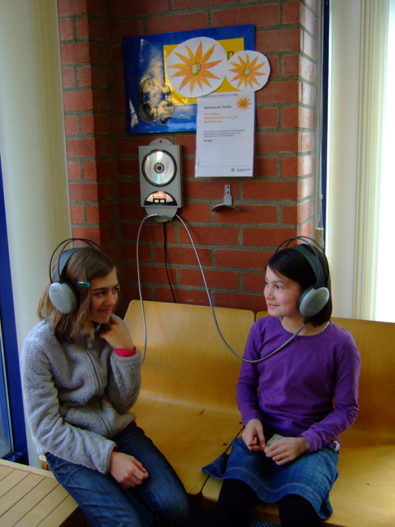 Hörstation "Rabaukenreime" mit Gedichten von Kindern