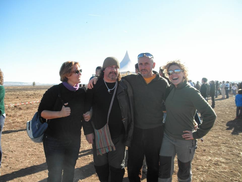 Angelines, Mario Carabias, Francisco y Marije