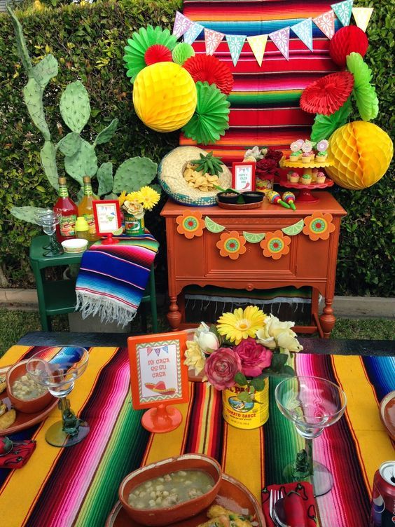 bestia Comité Tomar represalias Decoración Fiesta Mexicana - decoracion para fiestas