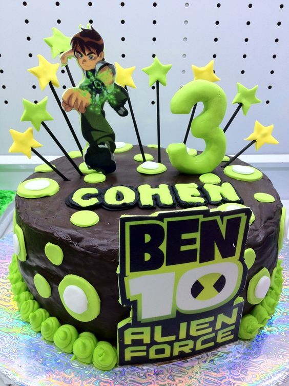 torta de cumpleaños de Ben 10