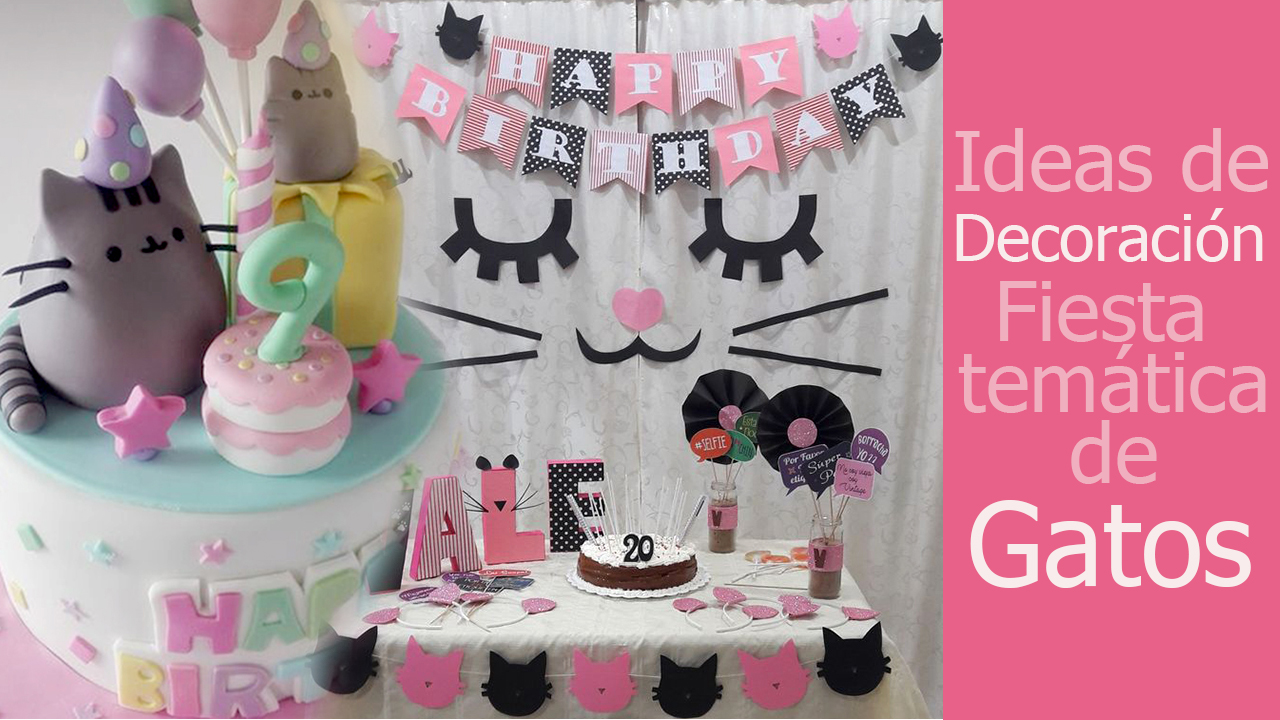 Ideas de Decoración para una Fiesta Temática de Gatos