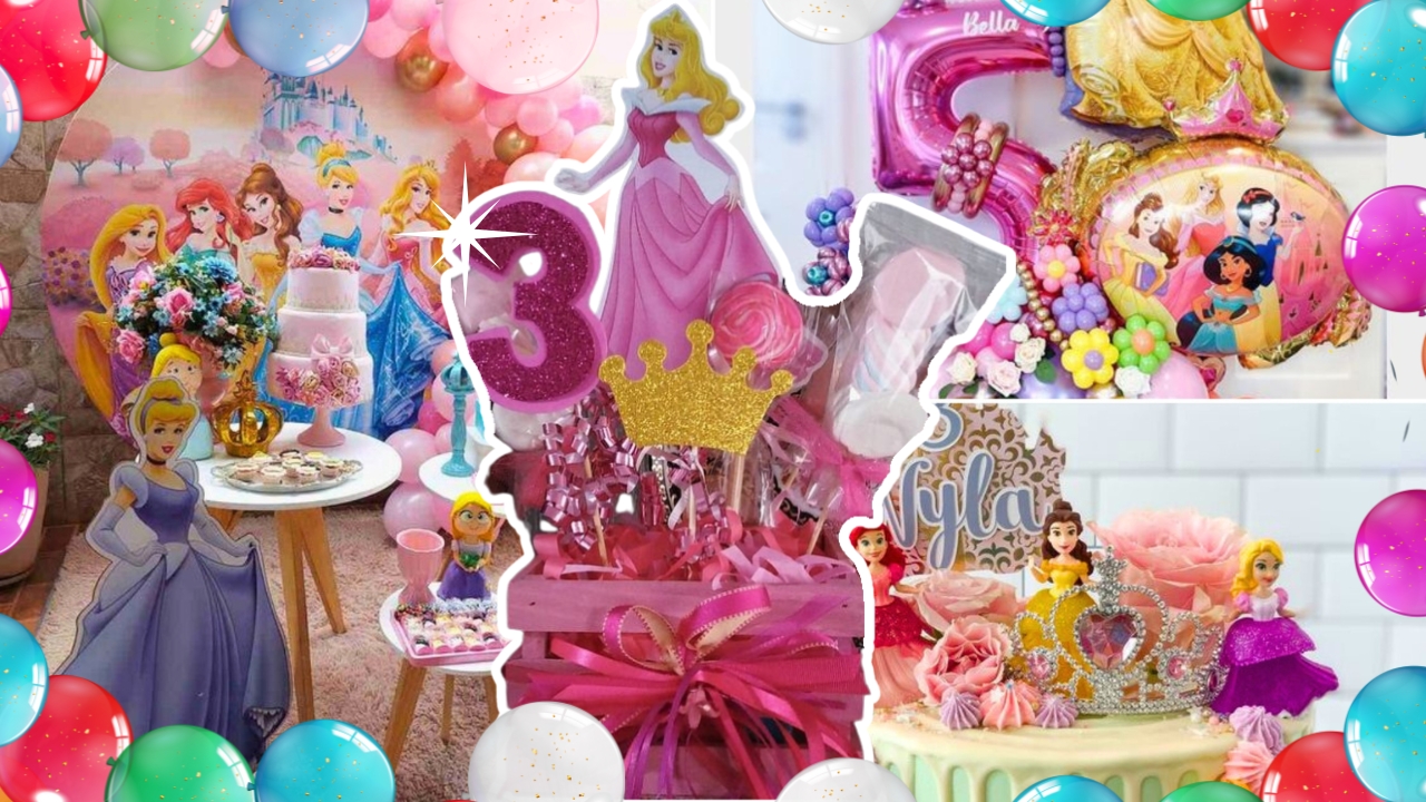 7 Ideas de Decoración para una Fiesta de Pincesas Disney