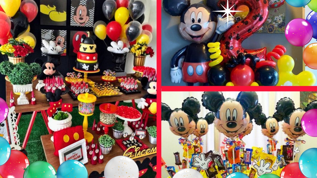 7 Ideas de Decoraciones para una Fiesta de Mickey Mouse