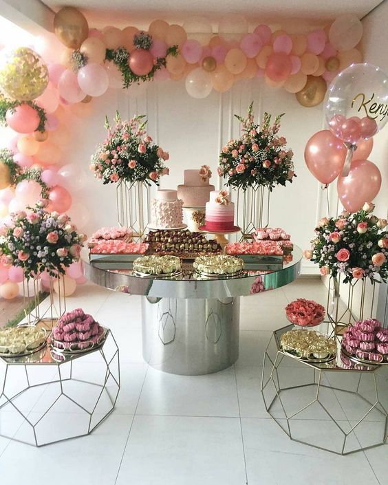 ideas de mesas de dulces para quince años