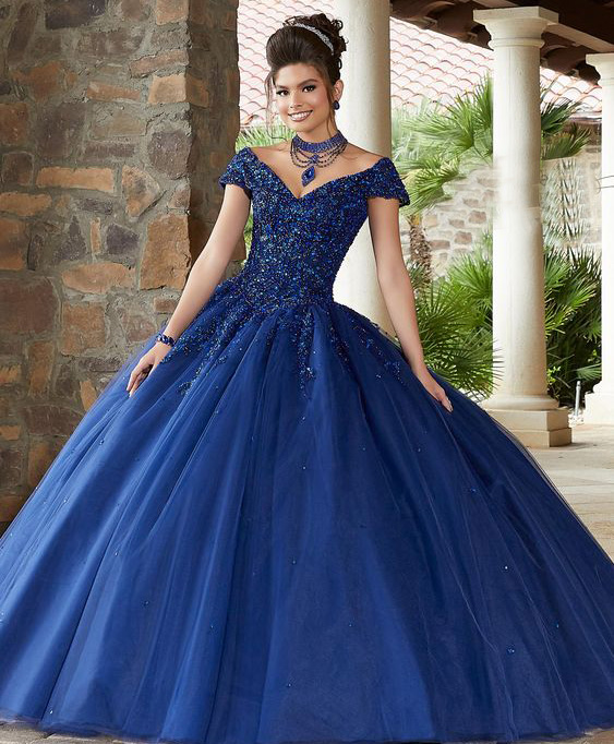 Vestidos para 15 años color azul top